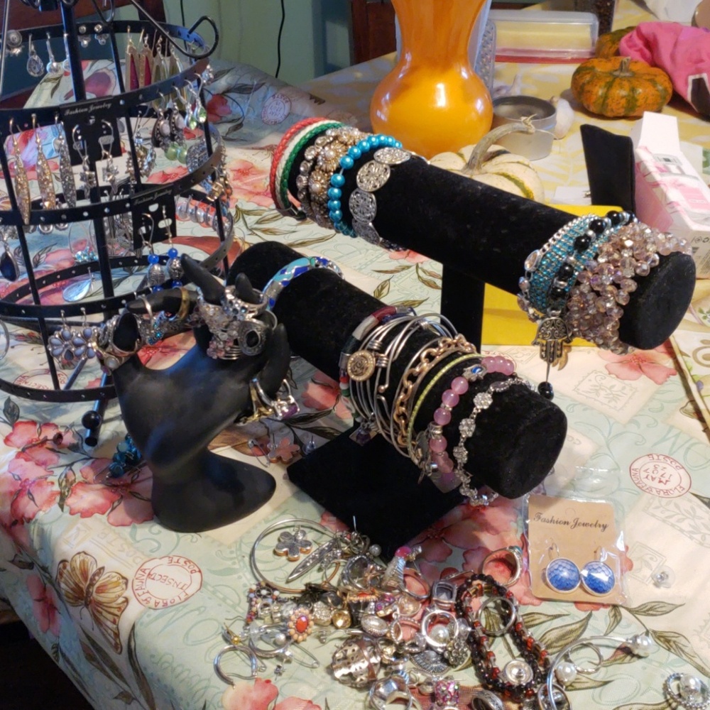 FREE  piece of costume jewelry with any  purchase